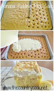 Best Banana Pudding Poke Cake Video Recipe Best Banana Pudding Banana Pudding Poke Cake Banana Pudding