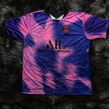 Camisa psg rosa & branca 2021/22 (player) código: Camisa Camiseta De Time Do Psg Rosa E Roxa Shopee Brasil