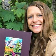 Impresión artística mate sin bordes Northbound en Turnagain Arm Arte mural  de Alaska de Amanda Faith: montaña, océano, costa, con cartón para enmarcar 