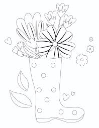 Perhaps printing off and coloring this delightful april showers coloring page will help bring those may flowers and some rain. 3 Free Printable Spring Flowers Coloring Pages Laptrinhx News
