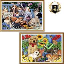 Outdoor dog parks cannot be utilized year round in all climates. Yomiie 5d Diamond Painting Dogs Park Puppy Kitten Garden Full Drill By Number Kits Pets Embroidery Cross Stitch Animal Diy Craft Golden Retriever Cat Arts Decor 12x16inch 2 Pack A117 Buy