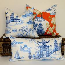 Glorioushomedecor Shared A New Photo On Etsy Chinoiserie Pillows Fish Pillow Throw Pillows