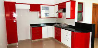 Red and white kitchen design ideas. Black White And Red Kitchen Design Freshouz Com Modular Kitchen Design Kitchen Design Small Red And White Kitchen Cabinets