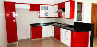 Continue to 18 of 30 below. Black White And Red Kitchen Design Freshouz Com Modular Kitchen Design Kitchen Design Small Red And White Kitchen Cabinets