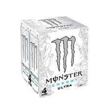 Monster Energy Monster Energy Ultra White 4 Pack 500ml 25 Off Bodyfirst Nutrition