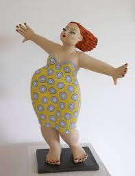 Gartenkeramik Figur Tanzende Keramik Kunst Gartenkeramik Figur
