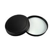 110-400 Black MATTE Metal Lid
