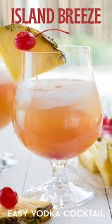 Bubbles really enliven punch recipes. Island Breeze Cocktail Vodka Drink Crazy For Crust