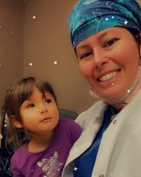 We had a happy visitor this morning! Tristyn was excited to come to work  with mama. #presidentsday #bringyourdaughtertowork #startemyoung  #mndentist...