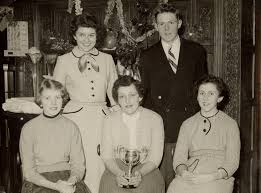Victorious Blaenpennal YFC junior public speaking team, 1956/7