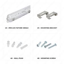 Maybe you would like to learn more about one of these? Led Waterproof Fixture Ip65 120cm Stainless Steel Clips 1x18w Linkable