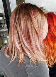 01 (first one top left) hair style: 50 Irresistible Rose Gold Hair Color Looks For 2020