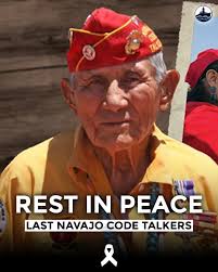 The frequency has gone silent. The last great sentinel of the Navajo wind  has returned home. John Kinsel Sr., a prominent Navajo Code Talker and U.S.  Marine, didn't just fight a war;