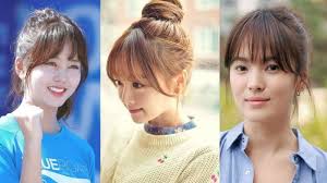 Thin bangs plait styles straight bangs trendy haircuts bangs with ponytail. Amazing Wispy Bangs For Girls Women S Latest 2hairstyle