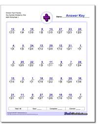 These Division Worksheets Start With Basic Timed Math Fact Drills In Formats For One Minute An Math Fact Worksheets Division Worksheets Division Facts Practice