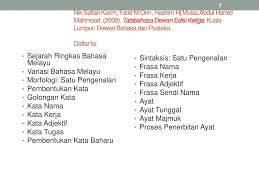Akhirnya pada tahun 2005, kamus dewan edisi. Karya Tatabahasa Melayu Ppt Download