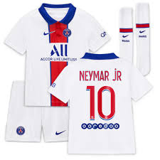 20/21 psg training red kids kit with free name and number. Paris Saint Germain Away Stadium Kit 2020 21 Little Kids With Neymar Jr 10 Printing