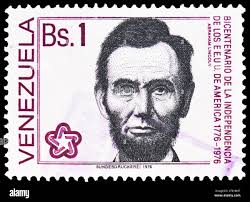 Stamp printed in venezuela hi-res stock photography and images