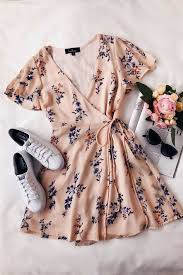 Emini House Trapezoid Closure Handbag Light With Images Summer Dress Outfits Fashion Printed Wrap Dresses