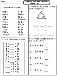 2nd grade addition and subtraction worksheets