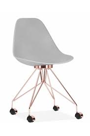 Black And Gold Office Chair Uk Grey Office Chair With Rose Gold Every Office Needs Touches Of Grey And Rose Gold How Great Would This In 2020 Gold Office Chair Modern Office Chair Office Chair