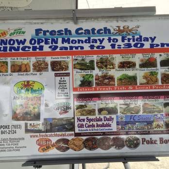 Fresh Catch Food Truck — Mobile caterer food truck in Honolulu, Hawaii