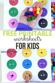 Free worksheets for kindergarten to grade 5 kids. Free Printable Toddler Worksheets Active Littles
