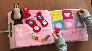 Quiet Book Sessiz Kitap El Yapimi Kumas Kitap Masa Ile Koca Ayi Kitap Aktivite Kitaplari Kumas