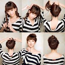 Bun With A Braid Thick Hair Styles Long Hair Styles Hair Styles