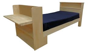 Zcustom half adie lcsnv01 queen, wormy maple loft bed, no desk, 3 shelves, slanted stairs, and. Classic Bookshelf Headboard Bed Handcrafted In Usa