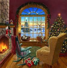 Zimnyaya Skazka Christmas Scenes Christmas Pictures Christmas Paintings