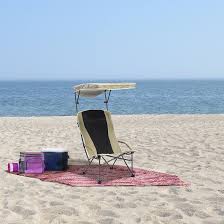 Includes an adjustable sun canopy with 50+ upf protection to protect your little one on even the sunniest of days. Quik Chair Pro Comfort High Back Folding Beach Chair Reviews Wayfair