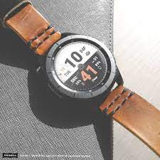galaxy watch leather straps by primria com watchface gauss simple erkek saat