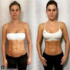 I personally think that she has a great body. Freedomroo Danielle Lloyd Displays Her Washboard Abs In Before And After Snaps After 10 Day Lifestyle Challenge Australiannewsreview