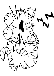 For boys and girls, kids and adults, teenagers and toddlers, preschoolers and older kids at school. Online Coloring Pages Coloring Page The Sleeping Tiger Sleep Download Print Coloring Page
