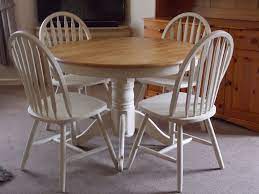 Round farmhouse pedestal stencilled dining & kitchen table. Diy Shabby Chic Dining Table Novocom Top
