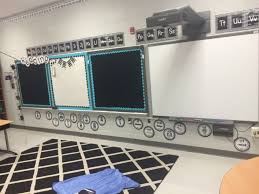 Black And White Classroom Decor Back To School Goodies And A Peek Into My Room Classroom Makeover Turquoise And Black Classroom Classroom Decor