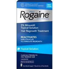 In 75% of hair loss cases, minoxidil helps to promote regrowth. Rogaine Men S Extra Strength Topical Solution Hair Regrowth Treatment Body Hair Care Beauty Health Shop The Exchange