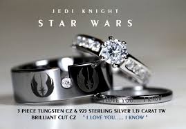 Star Wars Tungstene Et 925 Argent Sterling Par Cloud9tungsten Star Wars Wedding Ring Star Wars Jewelry Star Wars Ring