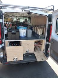 Renault Trafic2 Jpg 800 1 067 Pixels Van Organization Van Storage Work Truck Storage
