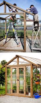 12 Amazing Diy Sheds And Greenhouses How To Create Beautiful Backyard Offices Studios And Garden Rooms Wit Gewachshausideen Hinterhof Buro Garten Gewachshaus