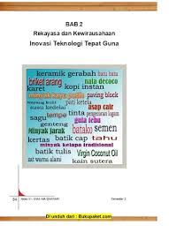 Demikian info yang dapat admin kumpulkan terkait sebutkan beberapa peluang usaha dalam peralatan teknologi terapan. Bab 6 Rekayasa Dan Kewirausahaan Inovasi Teknologi Tepat Guna