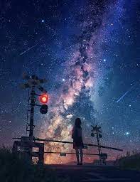  Milky Way Imgur Langit Malam Pemandangan Anime Pemandangan Khayalan