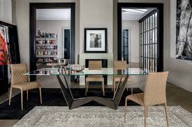 Winsome glass top dining table with antique wooden base. Table With Painted Steel Structure Glass Or Ceramic Tops Idfdesign