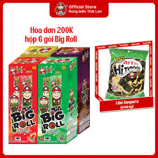 Snack Rong Biển TaoKaeNoi BIG ROLL Nhập Khẩu Thái Lan Ăn Vặt Healthy, Dinh Dưỡng