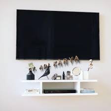 Fazion Rak Tv Dinding Tempel Hiasan Dinding Kamar Tidur Ruang Tamu Minimalis Melayang Serbaguna Dekorasi Rumah Shabby Lazada