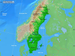 Home / maps of sweden. Sweden Physical Map A Learning Family