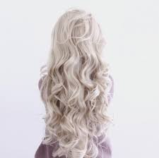 Long Curly Messy Hair Style Platinum Blonde Pre Bleached Blonde Wedding Hair Synthetic Hair Extensions Hair Styles