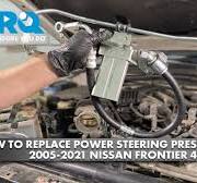 How to Replace Power Steering Pressure Line Hose Assembly 2005-2021 Nissan  Frontier 4.0L V6