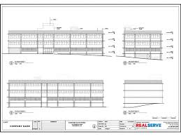 This allows you to see part of it in elevation, while the other part of the drawing gives a glimpse inside. Precise Existing Condition Elevations And Sections Plans